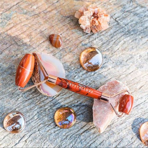 Crystallove Red Jasper Roller