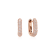 MARMARA STERLING 925 Silver Sparkling Link Base Earrings, Rose Gold