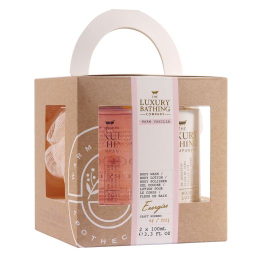 LUXURY BATHING COMPANY Energise Vanilla Set