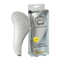 RICH Detangling Brush Silver Metallic