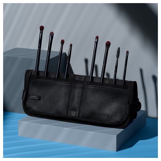 Morphe Mua Portfolio 8-Piece Eye Brush Set + Case