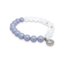 Marmara Sterling Blue Crystal-Pearl Bracelet  (Rokassprādze ar pērlēm un kristāliem)