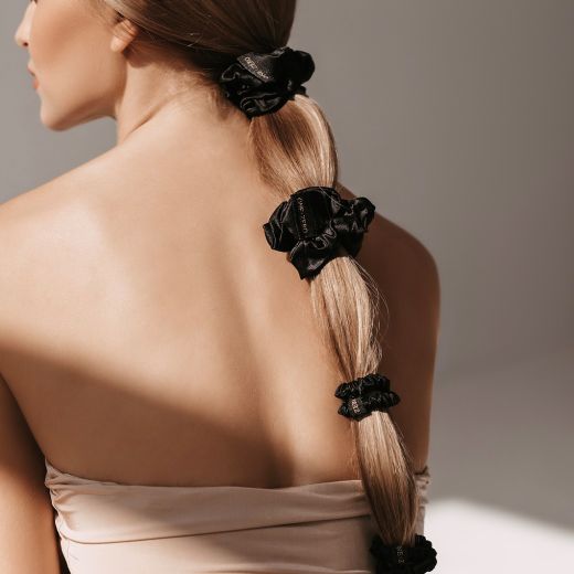 ONE:ZERO Mulberry Silk Scrunchie L Size 