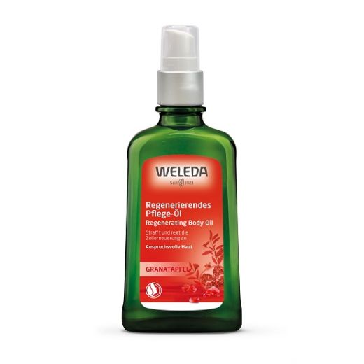 Weleda Pomegranate Regenerating Oil  (Granātābolu atjaunojoša ķermeņa eļļa)