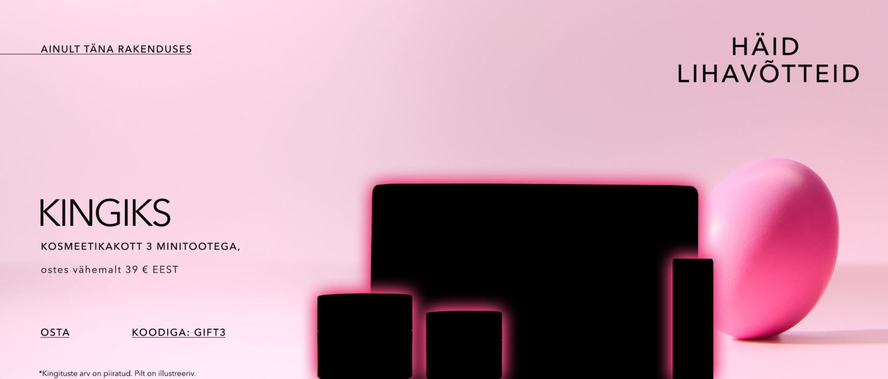 Ainult rakendusesisesed ostud - kingiks -koodiga GIFT3