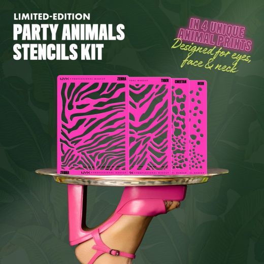 NYX PROFESSIONAL MAKEUP Animal Print Stencils Kit