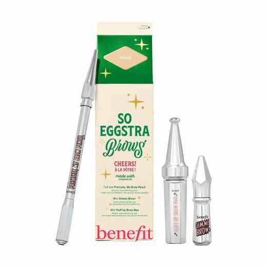 BENEFIT COSMETICS So Eggstra Brows - Brow Pencil, Brow Wax & Brow Gel Christmas Beauty Set