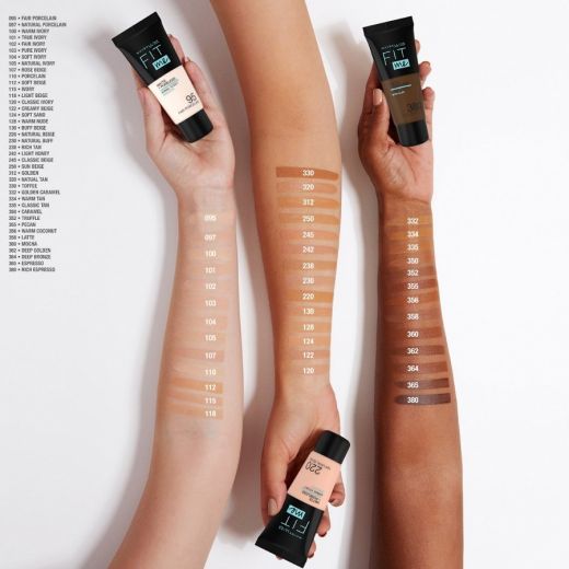 MAYBELLINE NEW YORK Fit Me Matte+Poreless Foundation