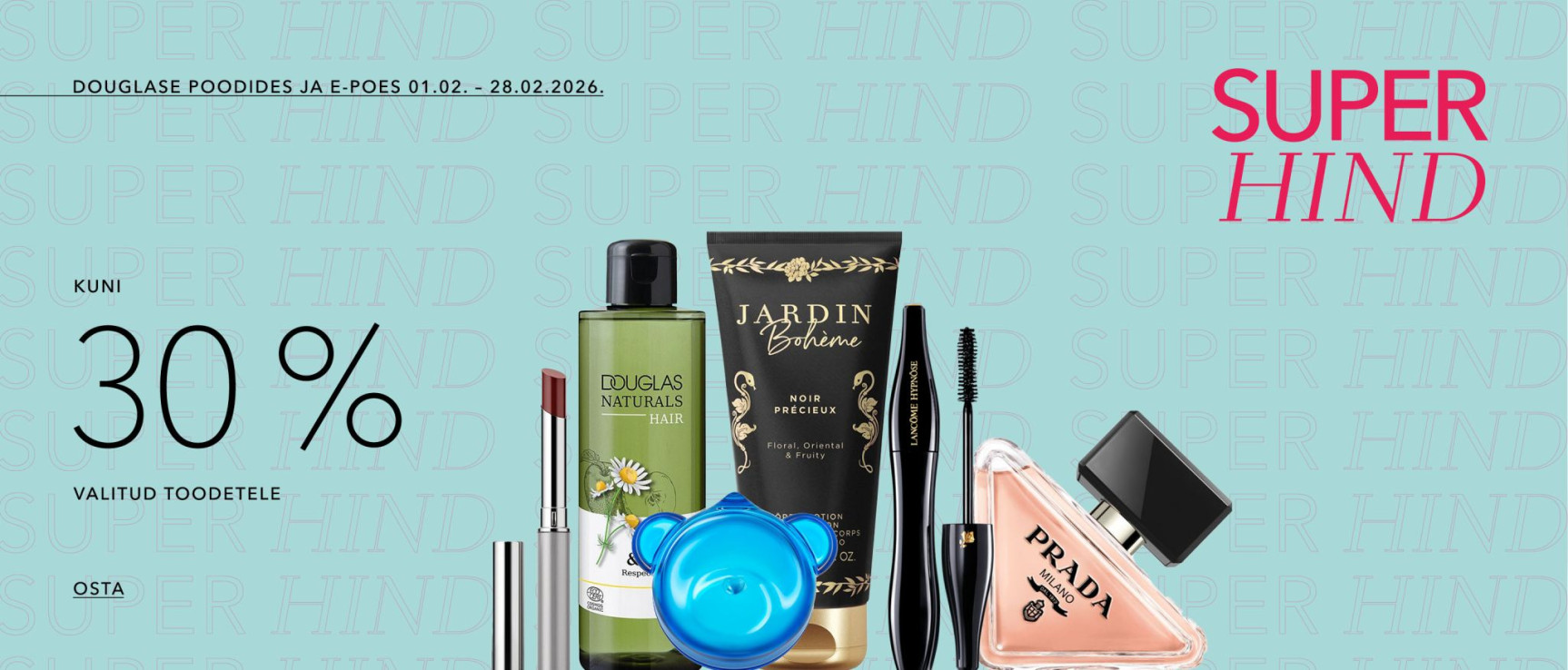 Douglase Poodides Ja E-poes kuni 30% valitud toodetele