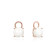 Marmara Sterling Classic Freshwater Pearl charms 8mm Rose-gold plated