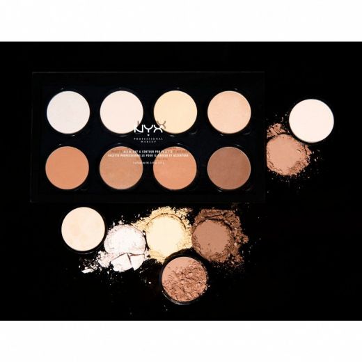 NYX PROFESSIONAL MAKEUP Hightlight & Contour Pro Palette 