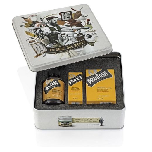 Proraso Proraso Beard Kit Wood & Spice  (Bārdas kopšanas komplekts vīriešiem "koksne un gar