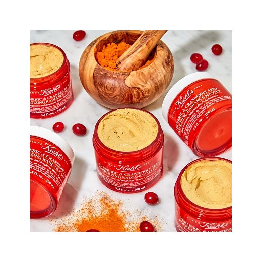 Kiehl's Turmeric & Cranberry Seed Energizing Radiance Mask  (Sejas maska ​​ar kurkumu un dz