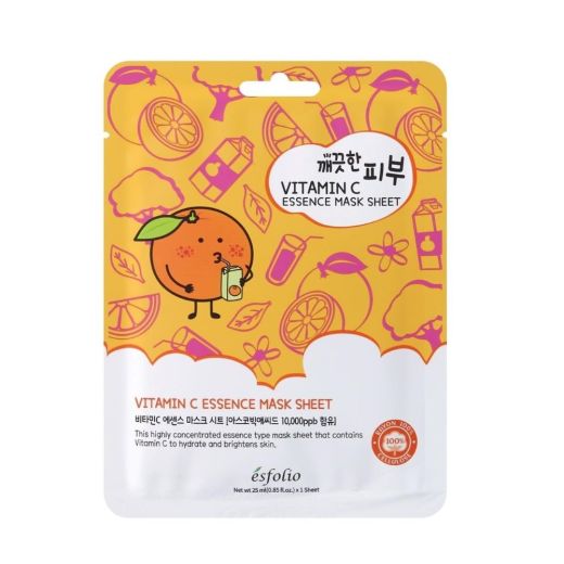 ESFOLIO Pure Skin Vitamin C Essence Mask Sheet