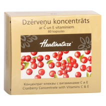 APTIEKAS PRODUKCIJA Healinature Dzērveņu Koncentrāts