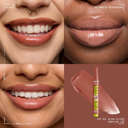 NYX PROFESSIONAL MAKEUP Fat Oil Slick Click Glossy Lip Balm
