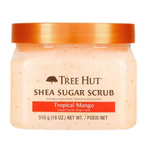 Tree Hut Shea Sugar Scrub Tropical Mango   (Cukura skrubis ķermenim)