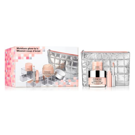 CLINIQUE Moisture Glow-Tos Skincare + Makeup Set 