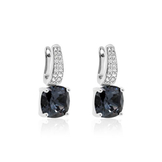 MARMARA STERLING 925 Silver Earrings Graphite