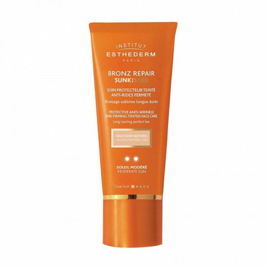 Institut Esthederm Bronz Repair Sunkissed - Protective, Tinted Anti-wrinkle and Firming Face Care - 