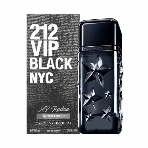 CAROLINA HERRERA 212 VIP Black NY Rodeo Limited Edition 100 ml