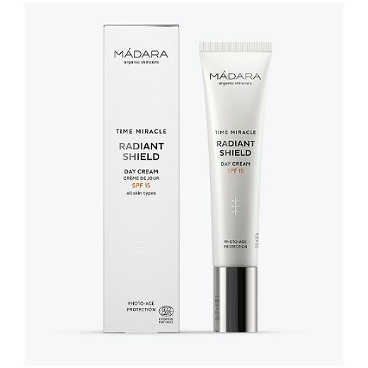 Madara Time Miracle Radiant Shield Day Cream SPF15  (Dienas krēms sejai ar SPF15)