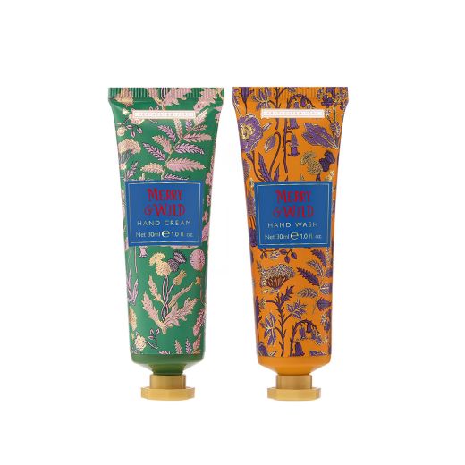 HEATHCOTE & IVORY Merry And Wild Velvety Soft Handbag Essentials Pouch