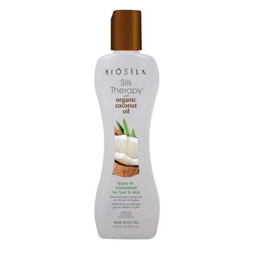 Biosilk Silk Therapy With Organic Coconut Oil Leave In Treatment For Hair & Skin (Zīds matiem u