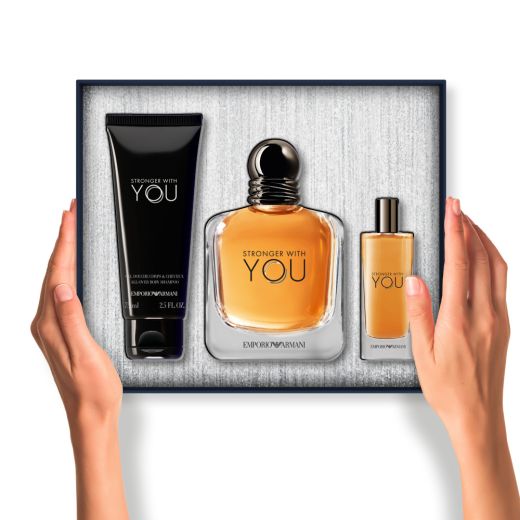 ARMANI Stronger With You Gift Set For Men 100 ml