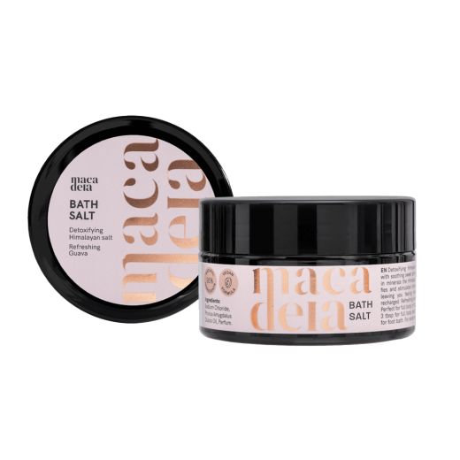 MACADEIA Detoxifying Himalayan Bath Salt With Refreshing Scent Of Guava