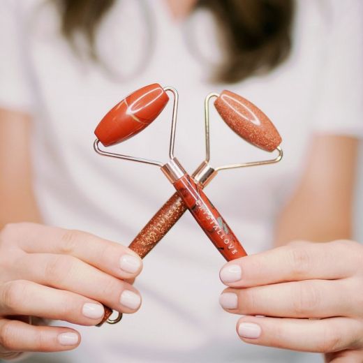 Crystallove Red Jasper Roller