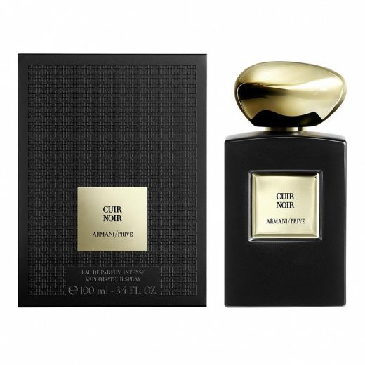 GIORGIO ARMANI Armani Prive Cuir Noir