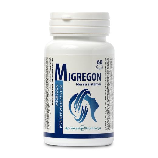 APTIEKAS PRODUKCIJA Migregon For Nervous System