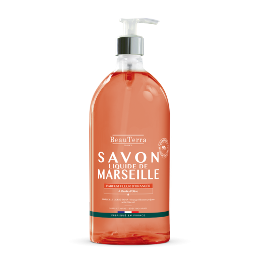 BeauTerra Marseille Liquid Soap Orange Blossom