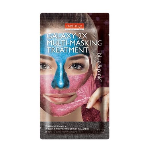 PUREDERM Galaxy 2x Multi-Masking Treatment Blue & Pink