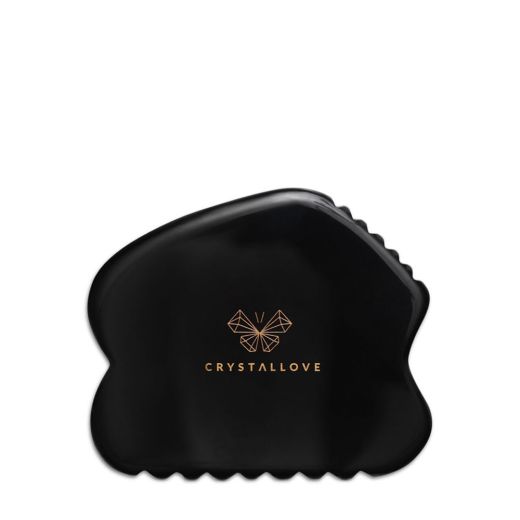 Crystallove Black Obsidian Contour Gua Sha