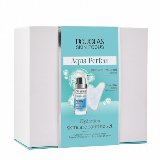 DOUGLAS COLLECTION SKIN FOCUS - Aqua Perfect - Hydration Skincare Routine 