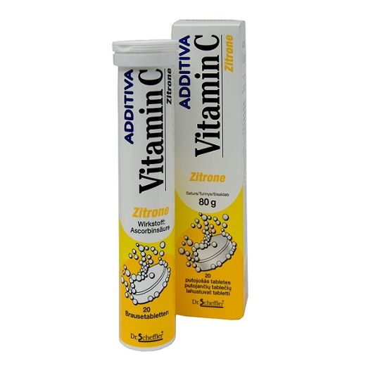Additiva Vitamin C 1 g Zitrone  