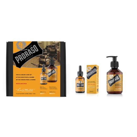 Proraso Duo Pack Oil + Shampoo Wood & Spice