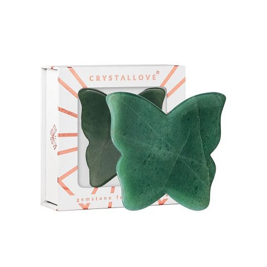 Crystallove Butterfly Aventurine Gua Sha 