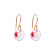 Marmara Sterling Clasic Cut Rose Shimmer Earrings  (Sudraba auskari ar kristāliem)