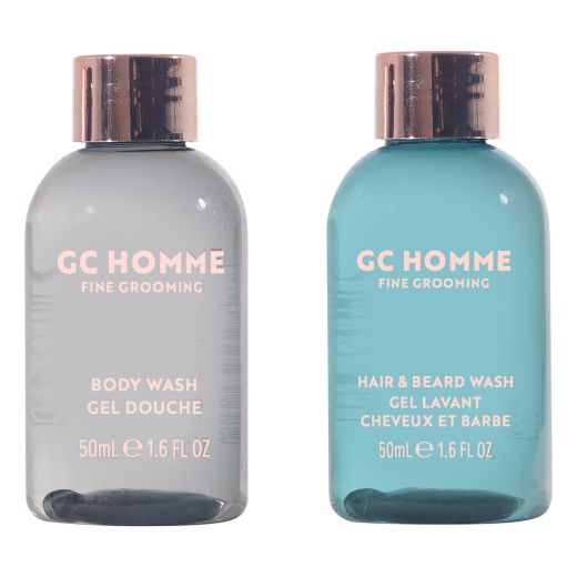 GRACE COLE HOMME Mini Duo Body Wash & Hair/Beard Wash