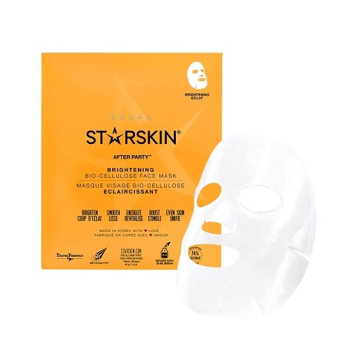 Starskin AFTER PARTY™ Brightening Bio-Cellulose Face Mask  (Sejas maska)