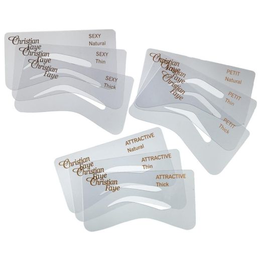 CHRISTIAN FAYE Eyebrow Stencil Set MSS
