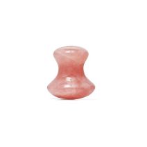 CRYSTALLOVE Rose Quartz Mushroom Gua Sha