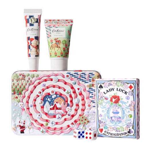 HEATHCOTE & IVORY Cath Kidston The Christmas Journey Hand, Lip & Games Tin