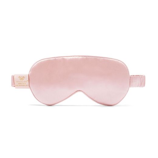 Crystallove Silk Eye Mask - Rose