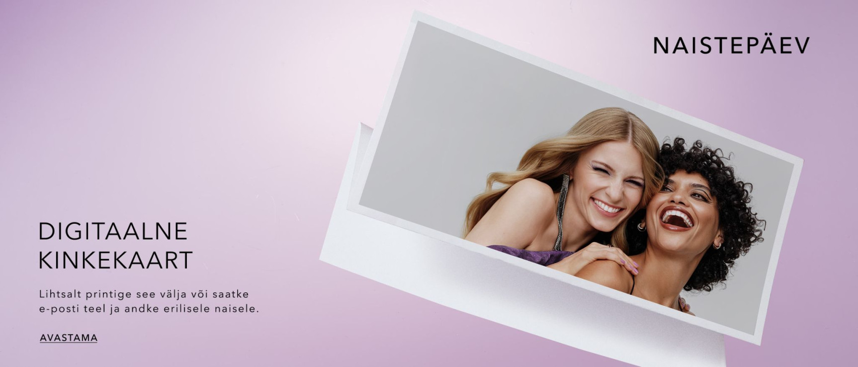 digitaalne kinkekaart naistepäev