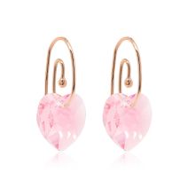 Marmara Sterling Heart Earrings Rose Gold-plating Light Rose
