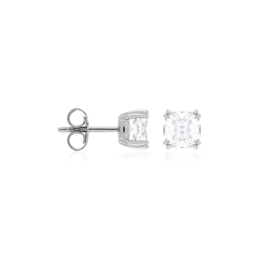 Marmara Sterling Crown Stud Earrings 6mm